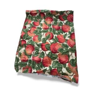 Vintage apple print cotton textile/ material sewing, quilting